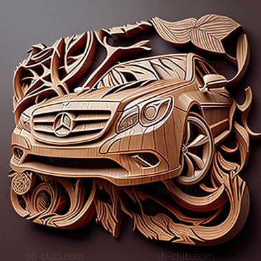 3D модель Mercedes Benz CLK (STL)